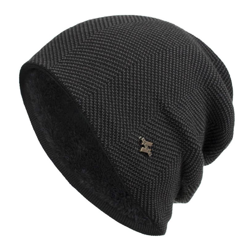 Fashion Men & Women Warm Winter Hat, Simple Style Outdoor Sports Beanie, Thick Knitted Ski Hat