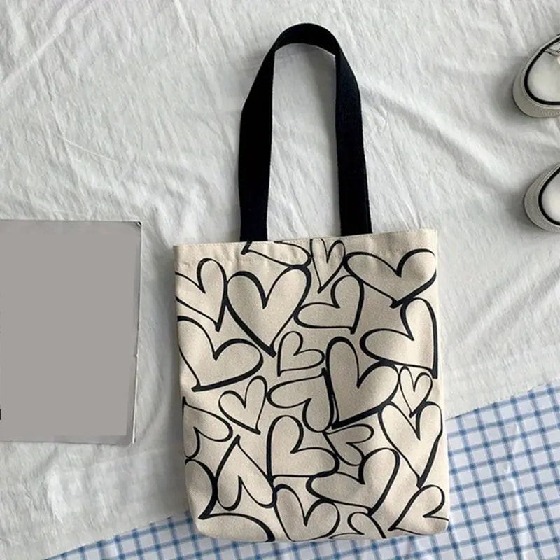 Canvas Shoulder Bag Female Single Shoulder Bag Large Capacity Travel Canvas Bag 2