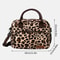 American Modern Minimalist HandHeld Mommy Ice Pack Large Capacity Leopard Print Oxford Cloth Crossb 3