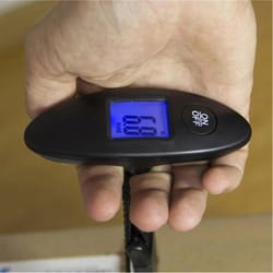 travel digital hanging scales, portable luggage scale with webbing belt and lcd display