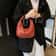 Small TopHandle Shoulder Bag For Women Classic Fashion Woven Embossed Hobo PU Leather Handbag 1