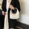 Small TopHandle Shoulder Bag For Women Classic Fashion Woven Embossed Hobo PU Leather Handbag 2