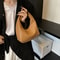 Small TopHandle Shoulder Bag For Women Classic Fashion Woven Embossed Hobo PU Leather Handbag 4