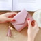 Women Luxury Tassels Wallet Fashion Short PU Leather Wallet Small Coin Purse Card Holder Pouch 0