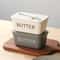 Simple Butter Container Box With Knife Restaurant Sealed Storage Box Butter Slicer Cheese Box With 1