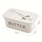 Simple Butter Container Box With Knife Restaurant Sealed Storage Box Butter Slicer Cheese Box With 5