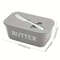 Simple Butter Container Box With Knife Restaurant Sealed Storage Box Butter Slicer Cheese Box With 6