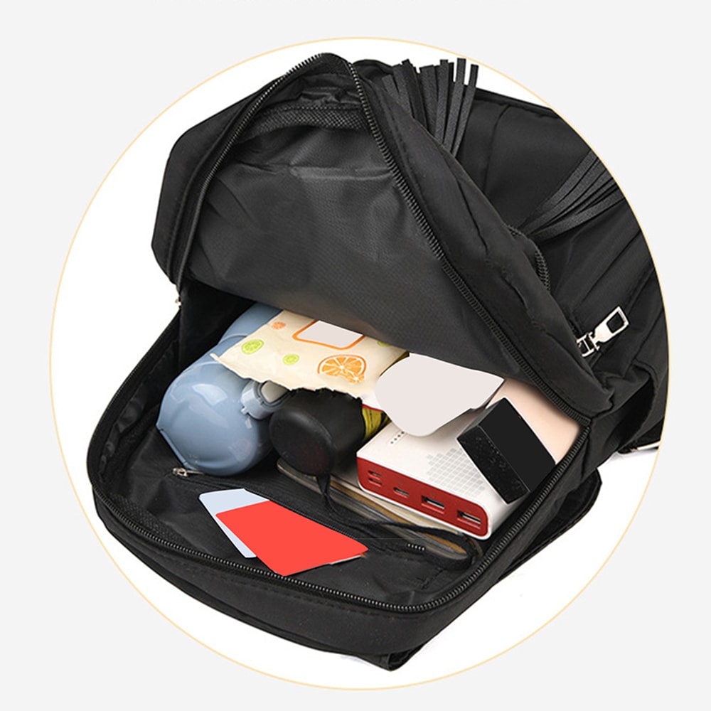 High Quality Leather Women Backpack Large Capacity Vintage School Bag Travel Rucksack For Ladies 4