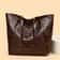 Retro Crocodile Pattern Womens Tote Bag Stylish Handbag Shoulder Bag Perfect For Work Commuting 5