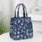 Brand New FloralPrinted Handbag Zippered Work Lunch Box With Aluminum Foil Insulation 2