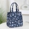 Brand New FloralPrinted Handbag Zippered Work Lunch Box With Aluminum Foil Insulation 2