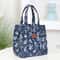 Brand New FloralPrinted Handbag Zippered Work Lunch Box With Aluminum Foil Insulation 6