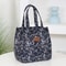 Brand New FloralPrinted Handbag Zippered Work Lunch Box With Aluminum Foil Insulation 7