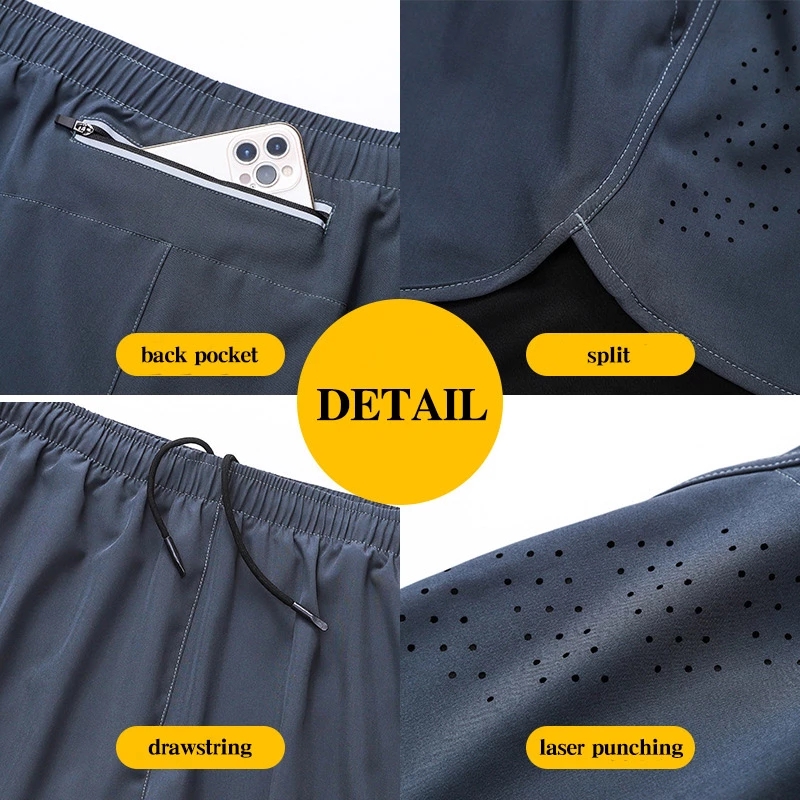 Sport Workout Training Shorts Mens Bodybuilding Quickdrying Fitness 3