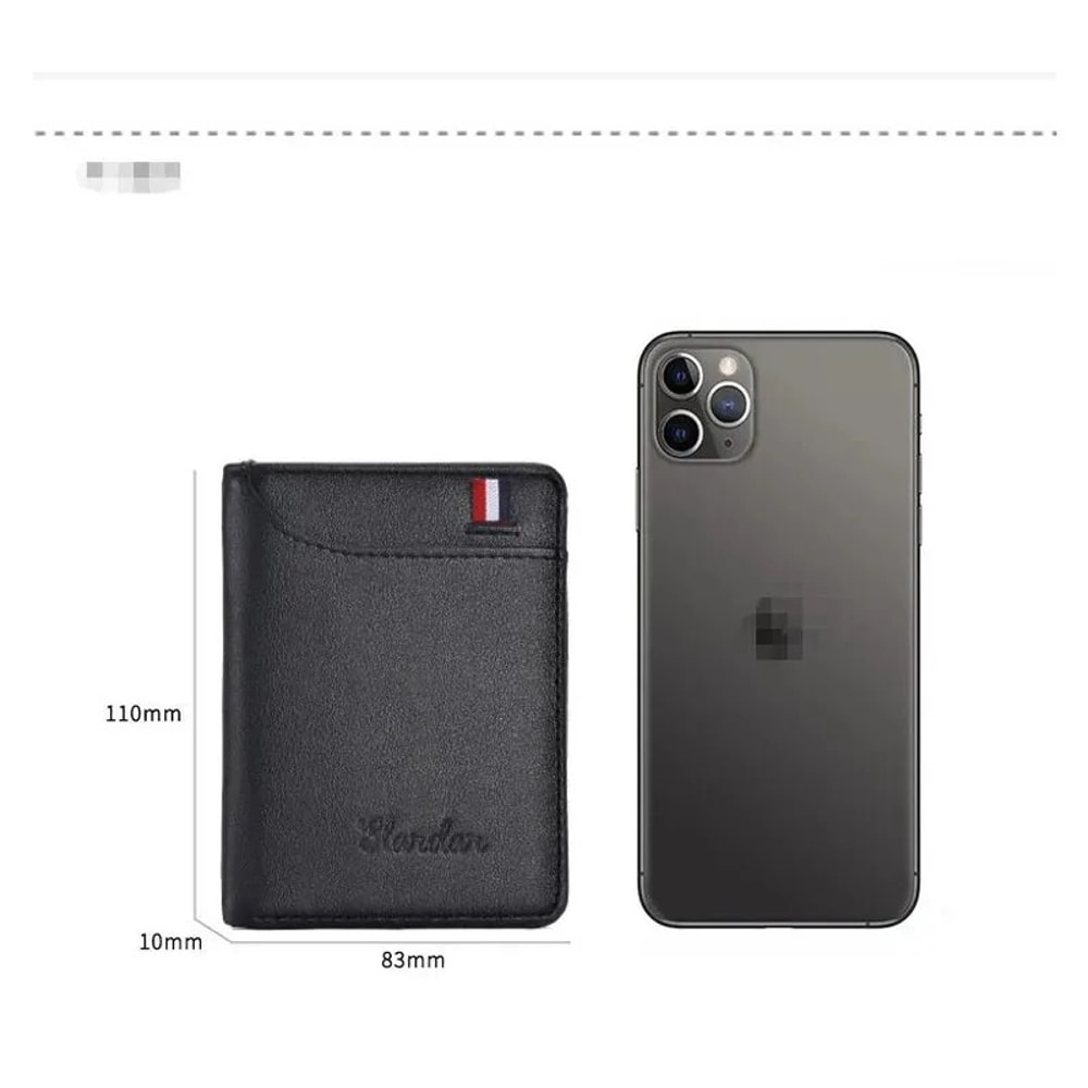 UltraThin Mens Fashion Wallet Personalized Vertical Soft Wallet For Students 1