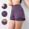 Sports Layer Elastic Waist QuickDrying Womens Running Shorts Active Shorts With Pockets Yoga Shorts 0