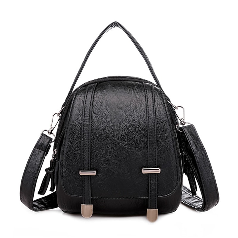 Vintage Fashion Crossbody Bag For Women MultiFunctional Soft PU Leather Small Shoulder Bag Female P 7