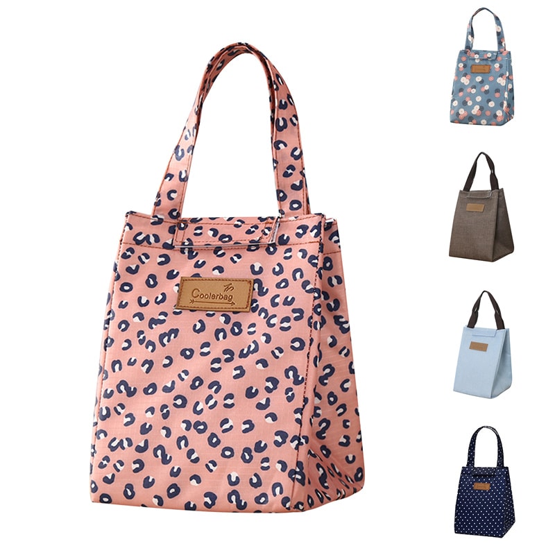 Insulation Lunch Bag Portable Food Refrigerated Bag Casual Handbag For Women 4