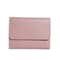 Ultra Thin Women's Wallet, Triple Fold, Smooth Surface, Card Bag for Students