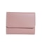 Ultra Thin Women's Wallet, Triple Fold, Smooth Surface, Card Bag for Students