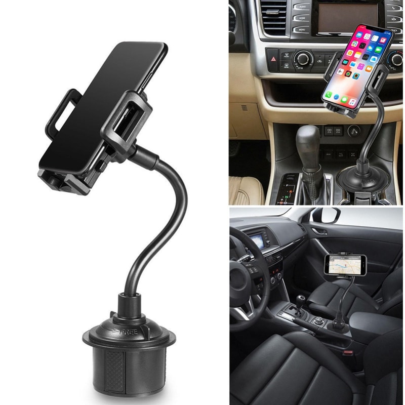 Universal Car Phone Holder Drink Bottle Mount Smartphone Support Stand For Vehicles 0