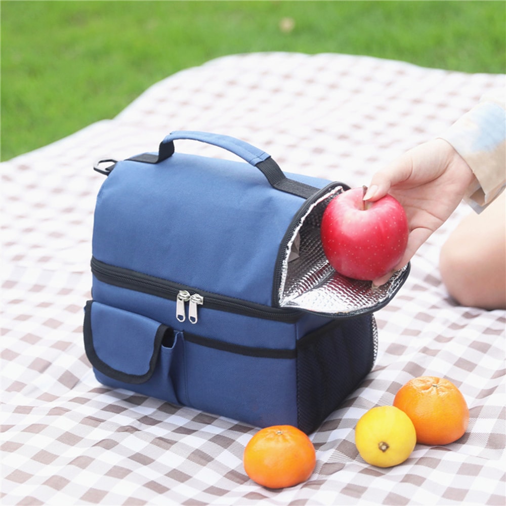 Portable Thermal Lunch Bag Food Box Durable Waterproof Office Cooler Lunch Box 1