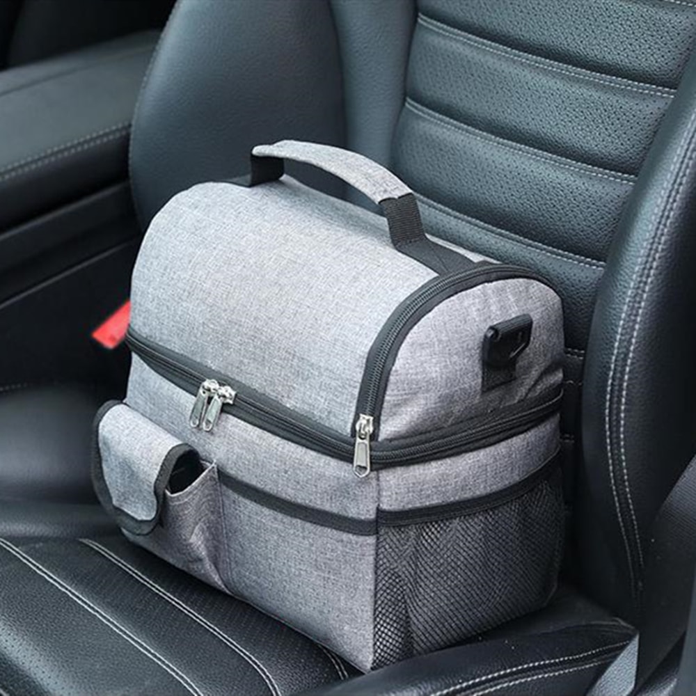 Portable Thermal Lunch Bag Food Box Durable Waterproof Office Cooler Lunch Box 2