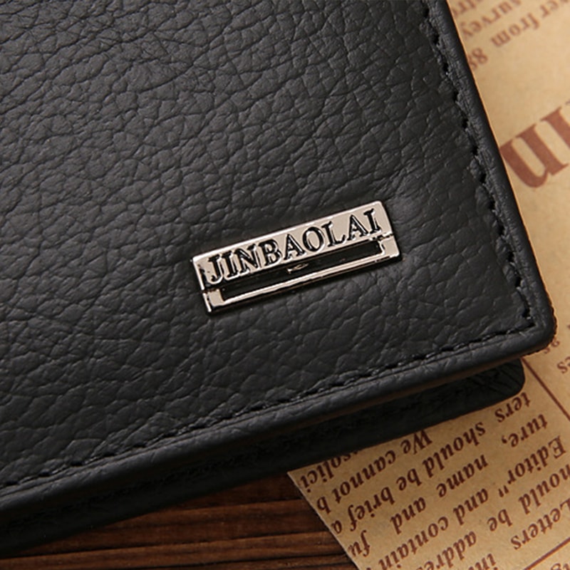 Simple Quality Male Wallets, Fashion Coin Pocket Card Holder for Men