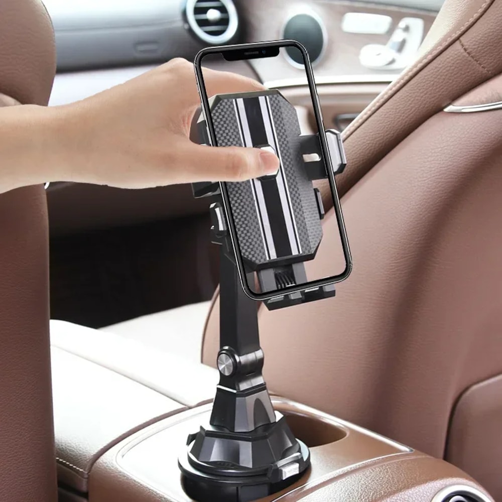Universal Car Water Cup Holder Mobile Cell Phone Bracket Adjustable Cup Holder Phone Mount For Car 1
