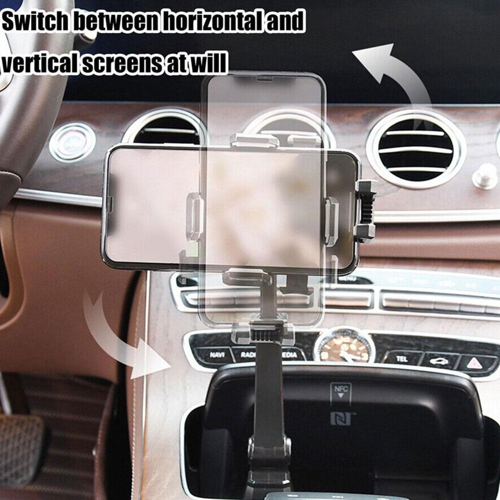 Universal Car Water Cup Holder Mobile Cell Phone Bracket Adjustable Cup Holder Phone Mount For Car 2