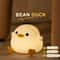 Cute Duck LED Night Light Silicone Lamp For Kids Touch Sensor USB Rechargeable Perfect Birthday Gif 1