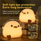 Cute Duck LED Night Light Silicone Lamp For Kids Touch Sensor USB Rechargeable Perfect Birthday Gif 2