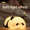 USB Rechargeable LED Night Lights Cute Sheep Panda Rabbit Silicone Bedside Decor For Kids 1