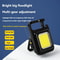 Mini High Bright Camping Lights Convenient Keychain Multifunction Rechargeable Emergency Light 2
