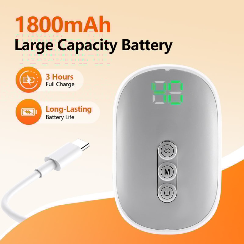 Rechargeable Wireless Leg Massager 8 Intensities Calf Air Compression For Muscle Relaxation 2