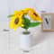 Rechargeable LED Night Light, Sunflower Table Lamp for Bedroom & Desktop Decor