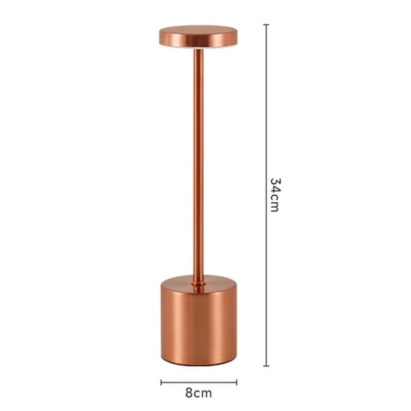 LED Touch Metal Table Lamp Rechargeable Bedside Creative Light Bar Outdoor Ambient Night Light 7