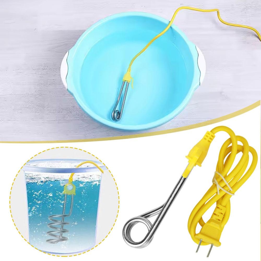 Portable Electric Water Heater Rod Stainless Steel Mini Immersion Heater For Travel Coffee Tea Boi 1