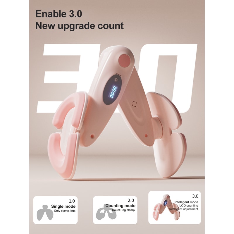 Women Postpartum Pelvic Floor Muscle Trainer With LED Counter Convenient Fitness Equipment For Leg 1