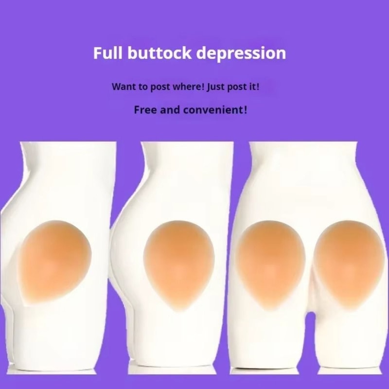 Seamless Silicone Hip Pads For Natural Removable Hip Simulation Washable And Reusable 3