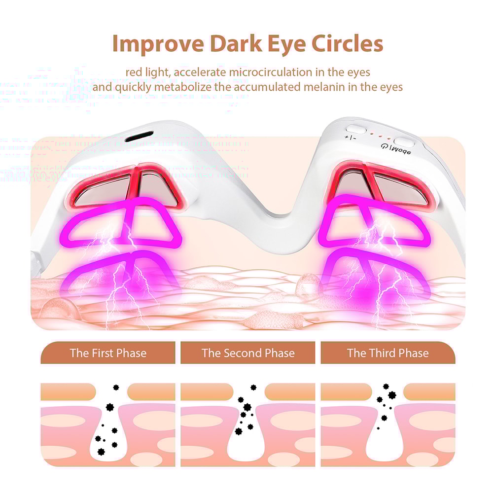 Anti-Aging EMS Eye Massager for Fatigue Relief & Dark Circle Treatment