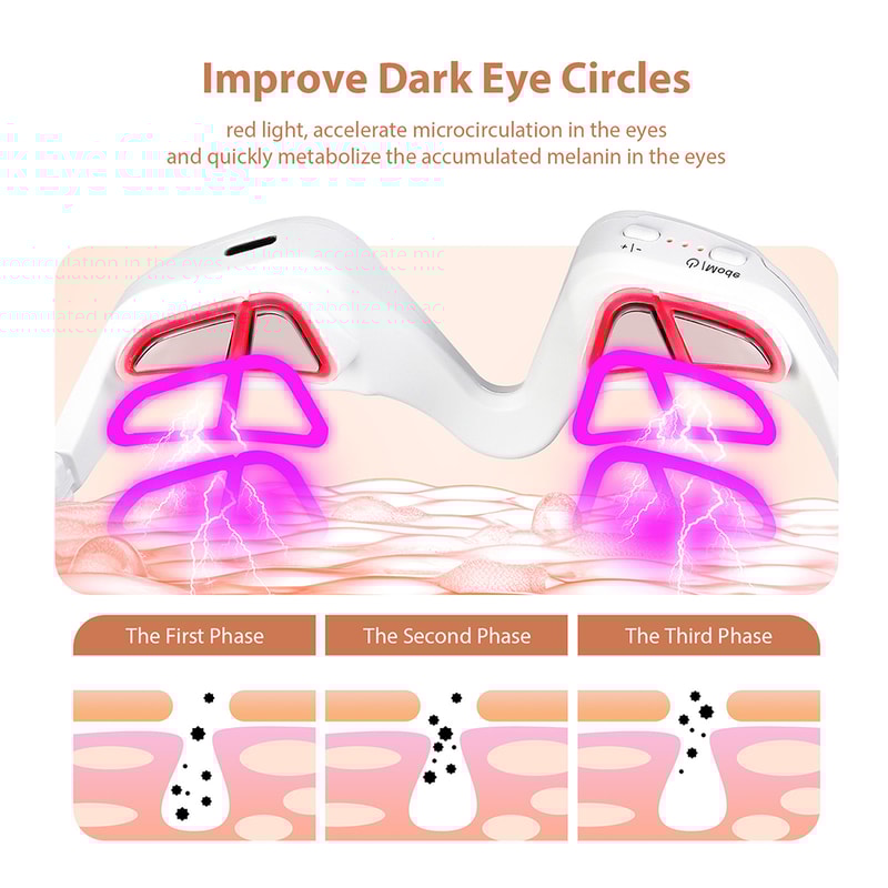 Anti-Aging EMS Eye Massager for Fatigue Relief & Dark Circle Treatment