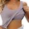 Women Tank Tops With BuiltIn Bras Casual Summer Sleeveless Camisole In Plus Size 4