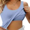 Women Tank Tops With BuiltIn Bras Casual Summer Sleeveless Camisole In Plus Size 5
