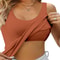 Women Tank Tops With BuiltIn Bras Casual Summer Sleeveless Camisole In Plus Size 9