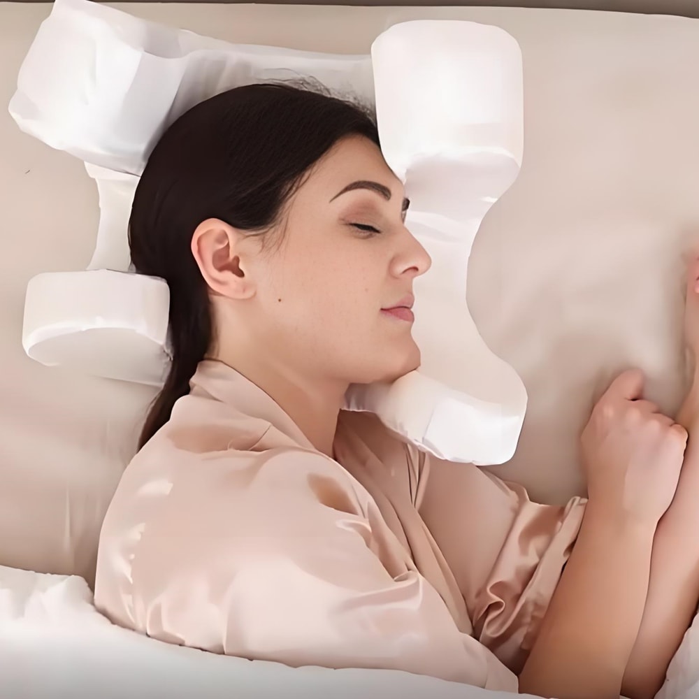 Memory Foam Face Pillow For AntiAging Wrinkle Prevention 2