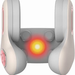 wireless neck massager with heat and bluetooth relaxing neck pillow massager