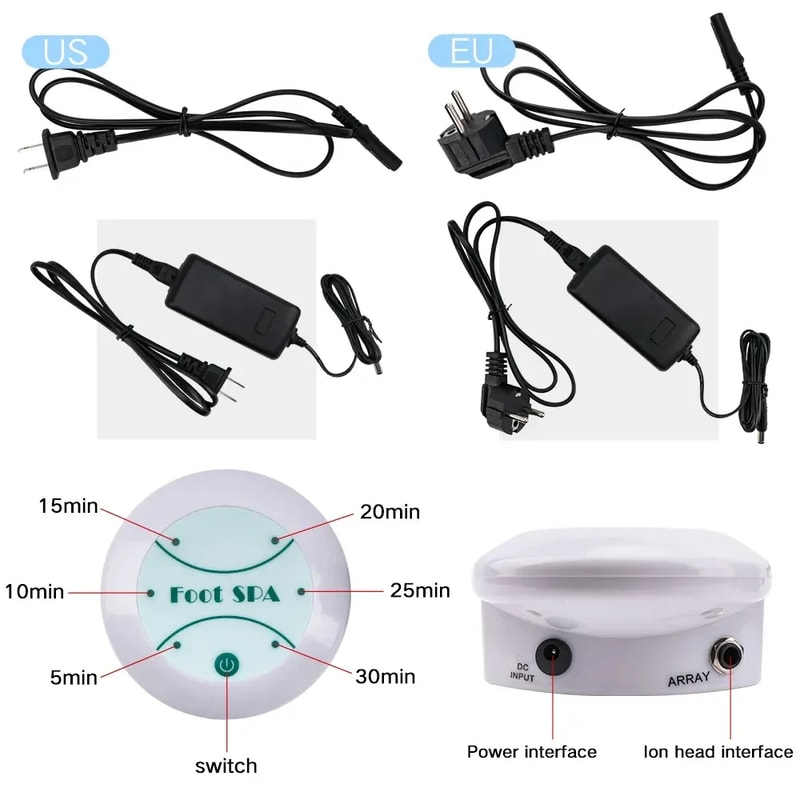 Ionic Foot Detox Machine Home Foot Spa Bath for Relaxation and Fatigue Reliet