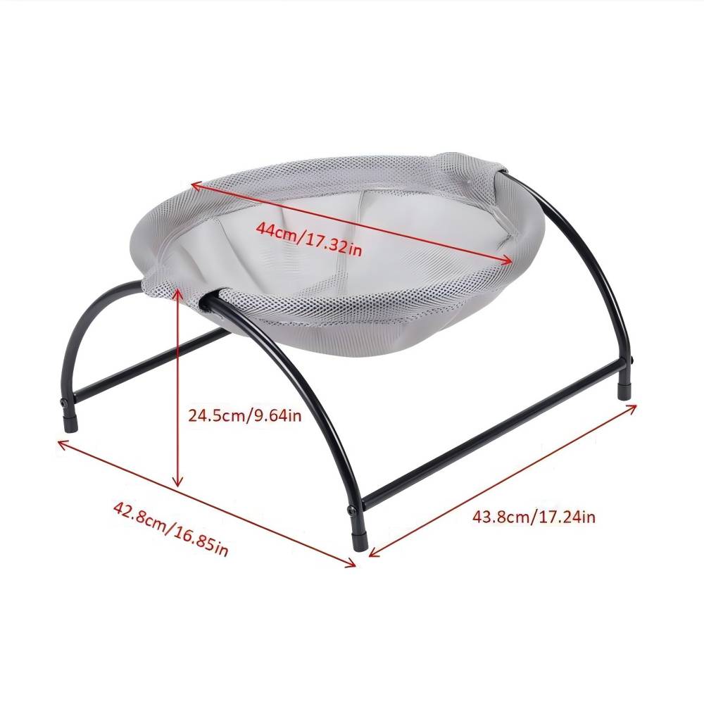 ComfortLift Cat Hammock Bed Washable Elevated Pet Hammock For Small And Medium Cats 5