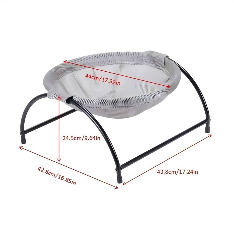 ComfortLift Cat Hammock Bed Washable Elevated Pet Hammock For Small And Medium Cats 5